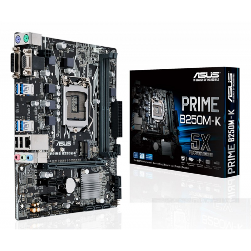 Asus prime b250m k подключение